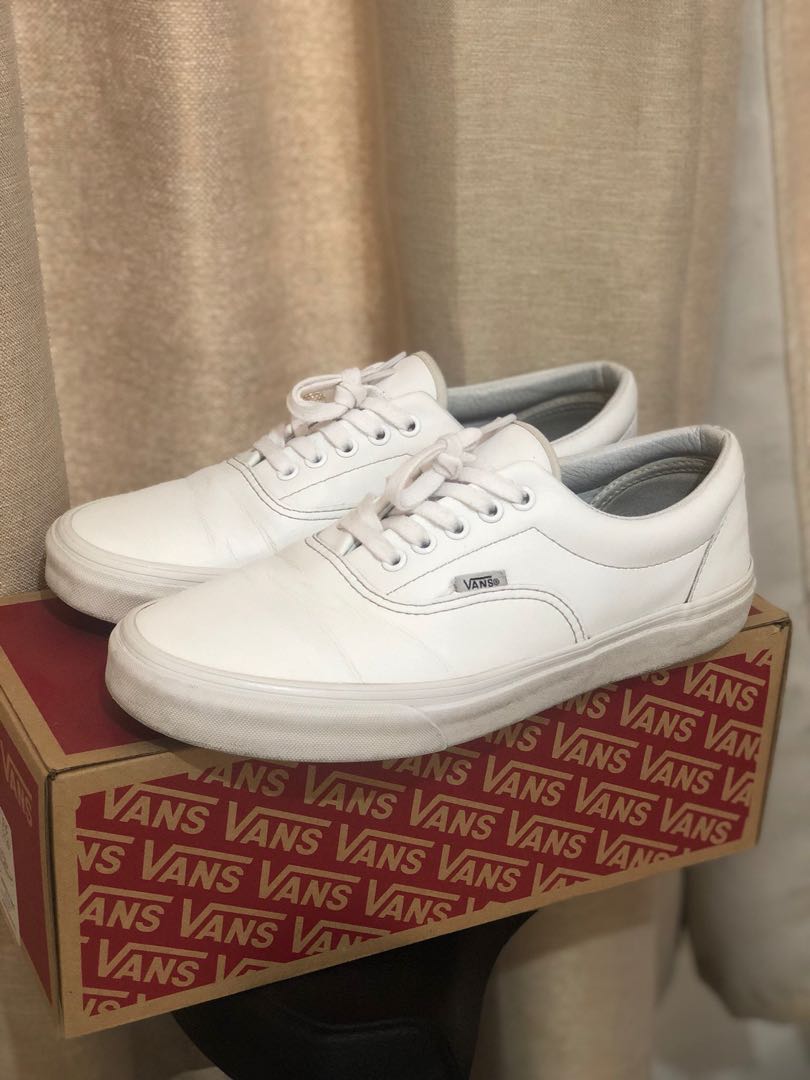 van white leather