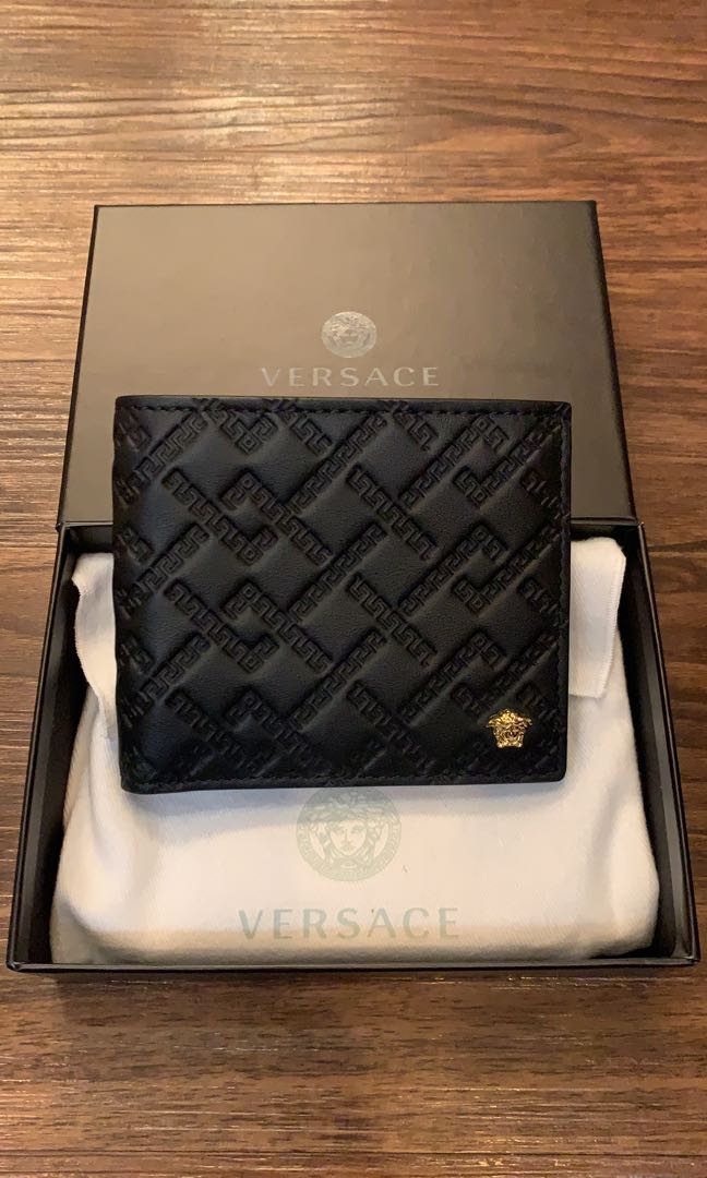 Mens top wallet versace