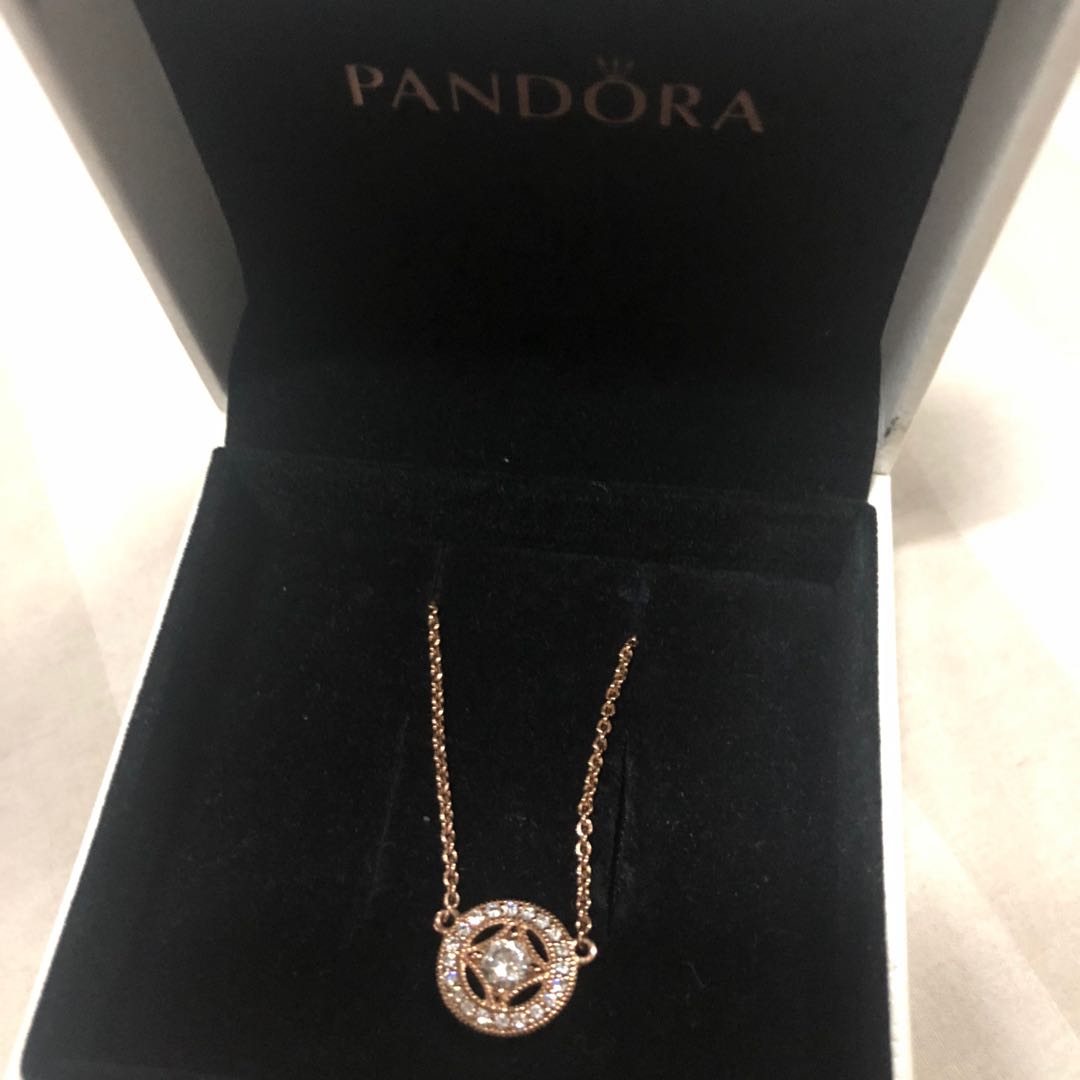 Vintage Circle Collier Necklace, Women 