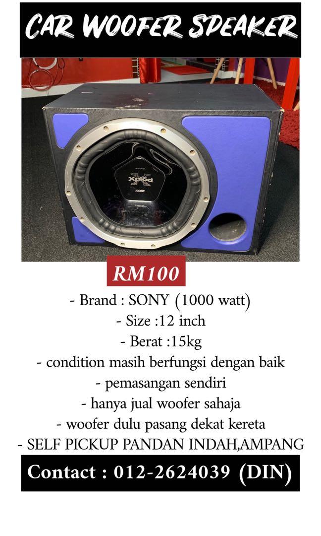 Second hand sale woofer for car