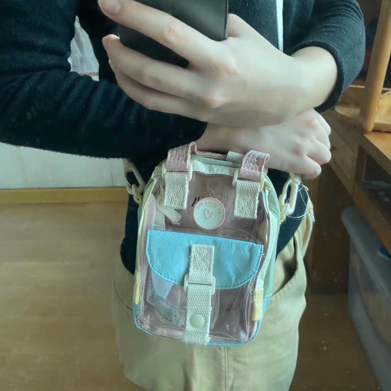 Transparent discount backpack zara