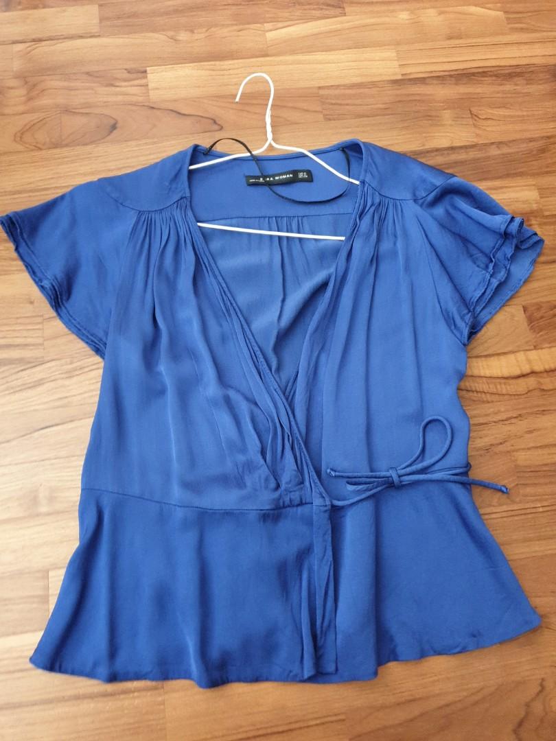 peplum blouse zara