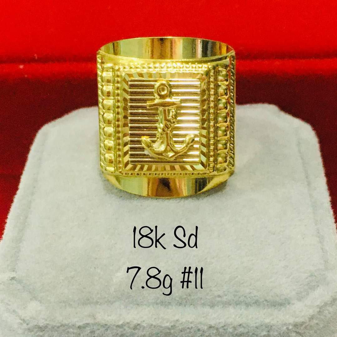 Saudi gold ring for male sales