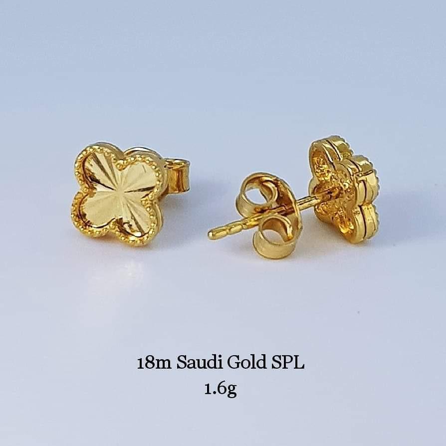 Vca top gold earrings