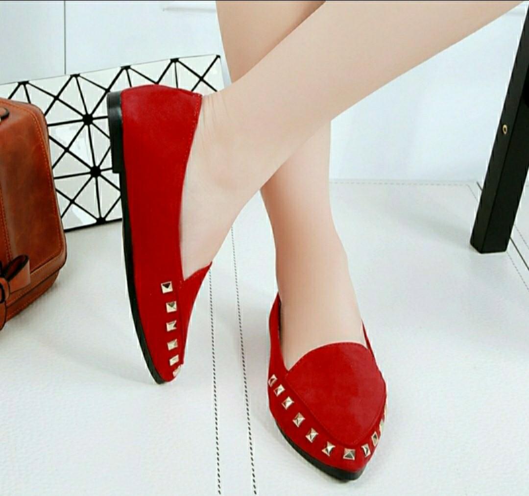❤ RED - POINTED TOE ❤, Women's Fashion 