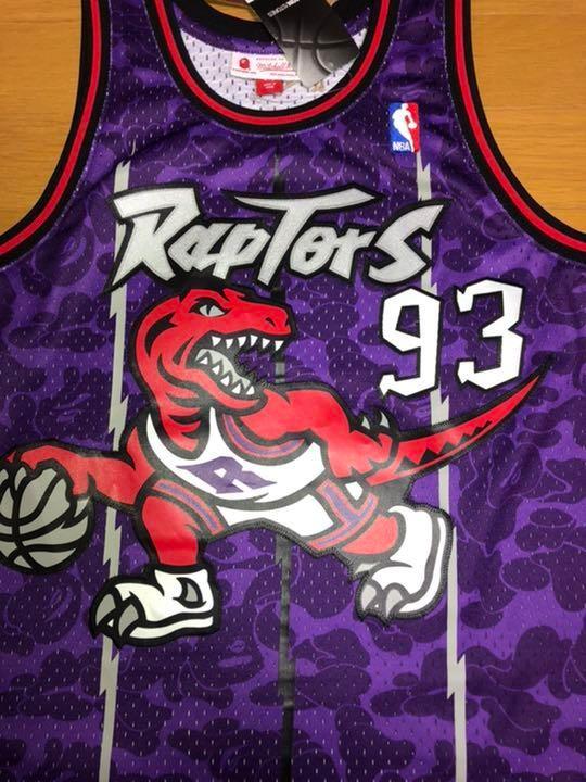 Bape discount raptors jersey