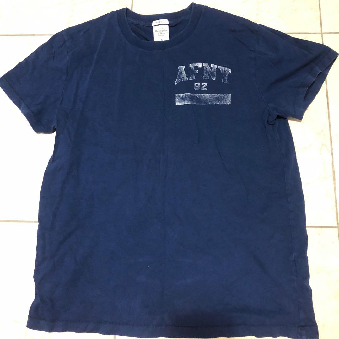 Abercrombie and Fitch tee size L a\u0026f 