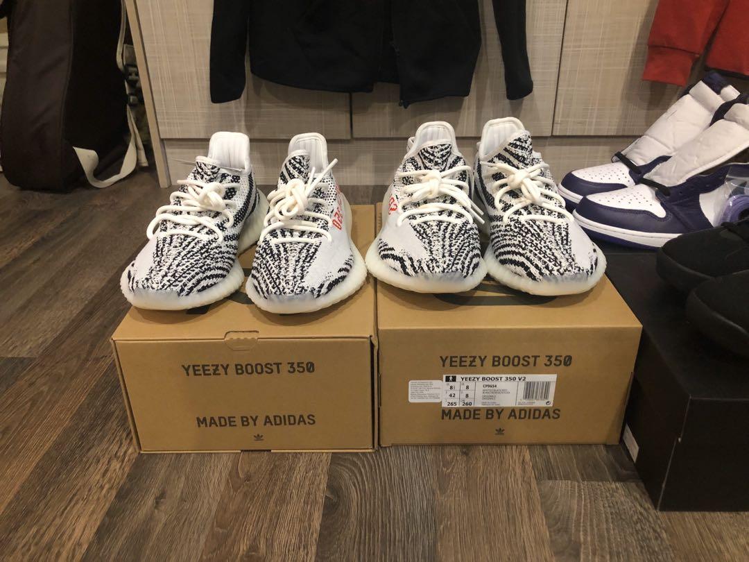Adidas Yeezy 350 v2 Zebra, Men's 