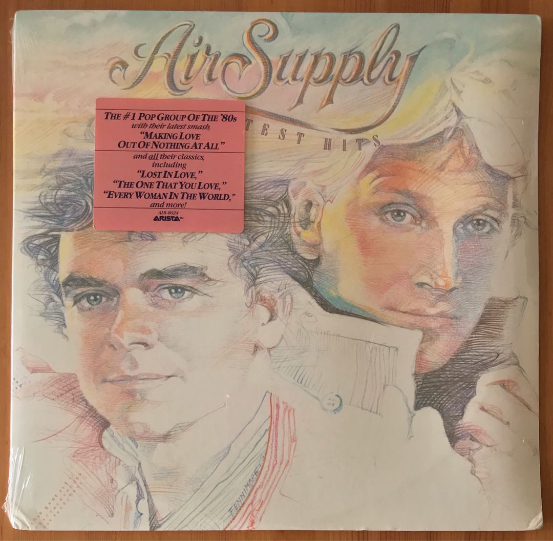Air Supply Greatest Hits Lp New Sealed Us Press Vinyl Lost In Love Making Love Out Of Nothing At All The One That You Love Every Women In