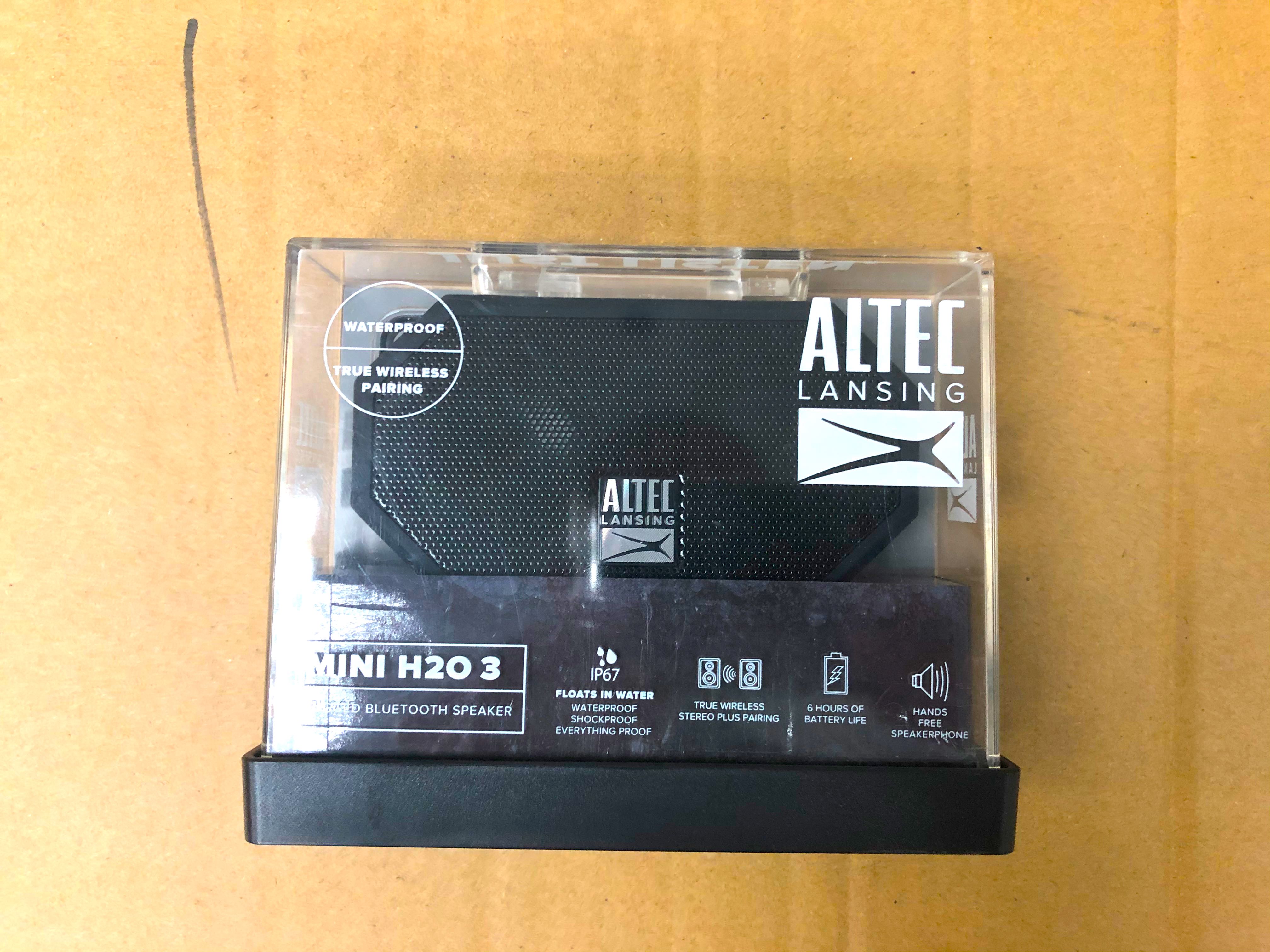 altec lansing bluetooth speaker h20 pairing