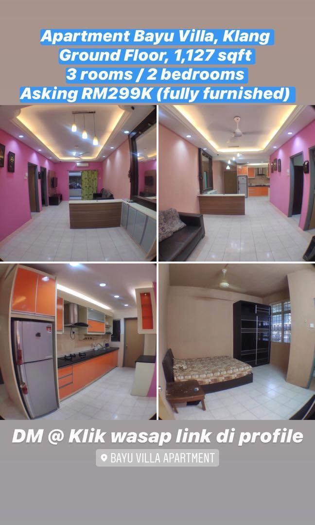 Apartment Bayu Villa Taman Bayu Perdana Klang Property For Sale On Carousell