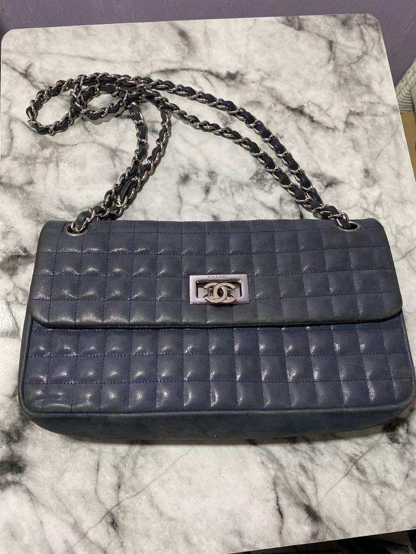 REPRICED!! Authentic chanel iridescent square quilted flap bag, Luxury,  Bags & Wallets on Carousell