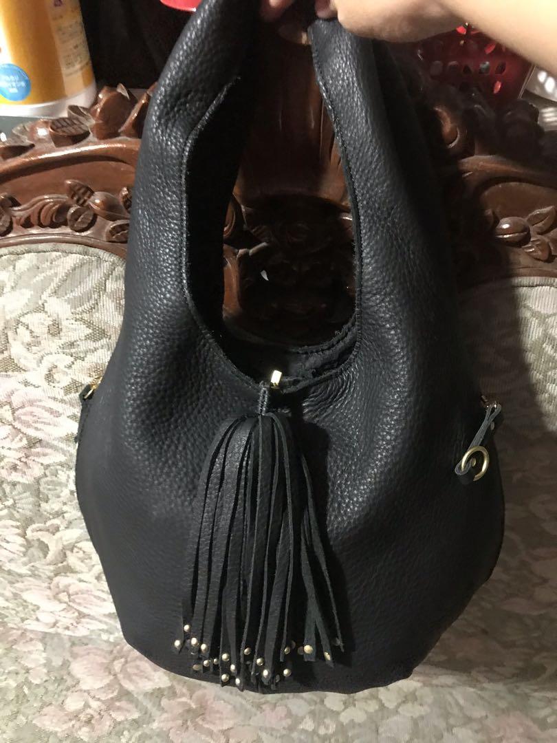 grey hobo shoulder bag