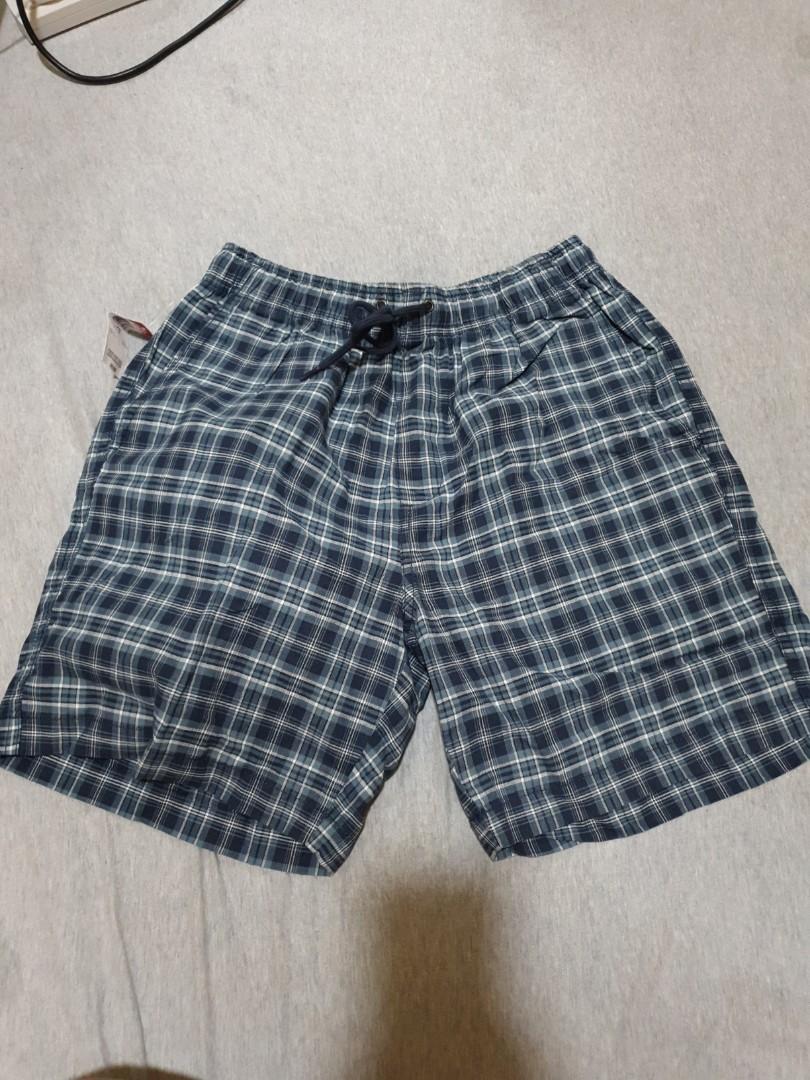 Basic edition checkered shorts for men Men s Fashion Bottoms