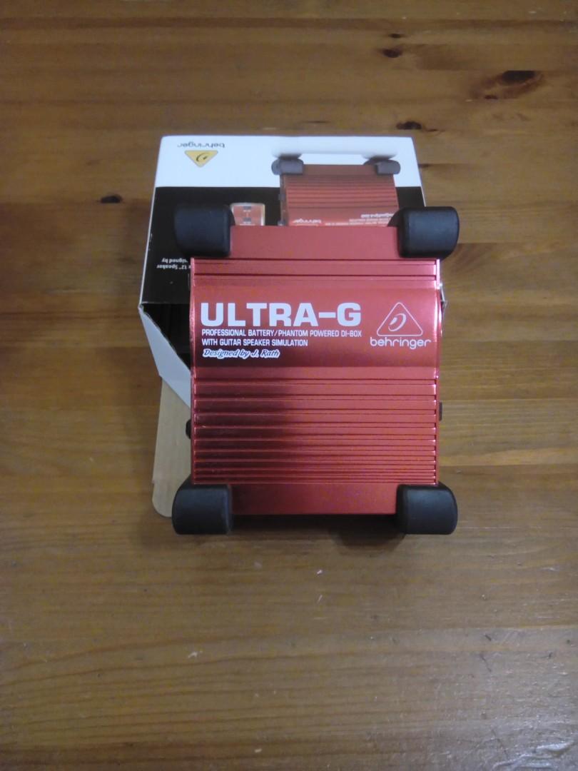 Behringer Ultra G Gi100 Electric Guitar Di Box Music Media Music Instruments On Carousell