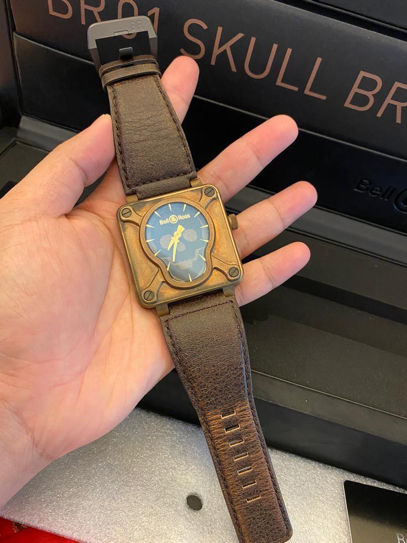 Bell and ross skull bronze sale