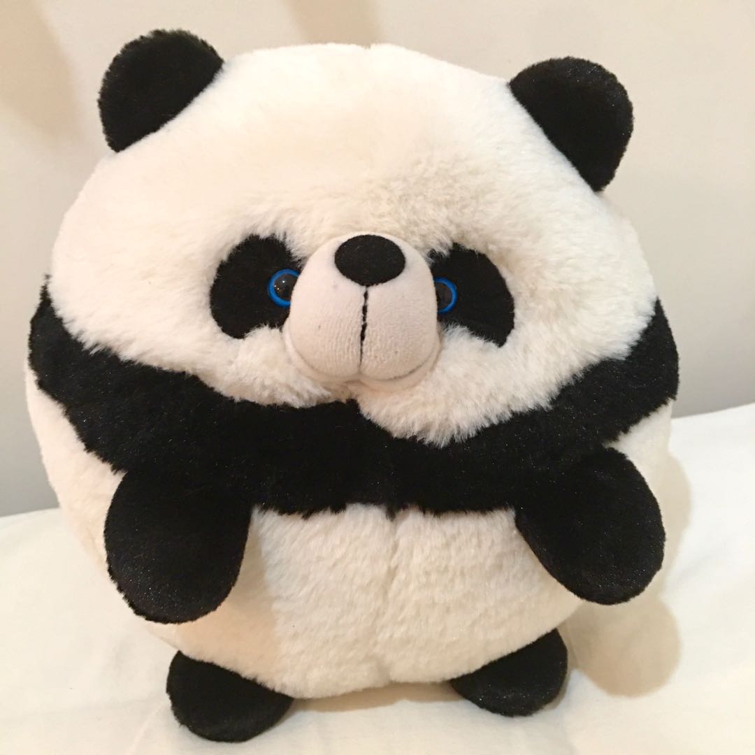 panda stuffed toy blue magic