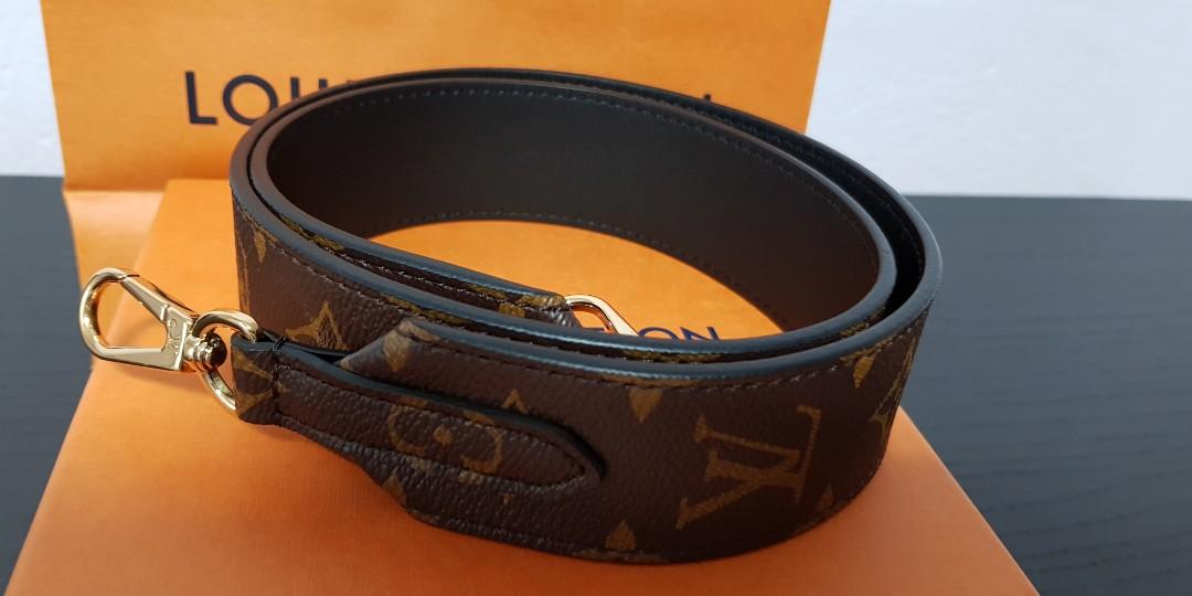 LOUIS VUITTON Monogram Canvas Bandouliere Strap Noir