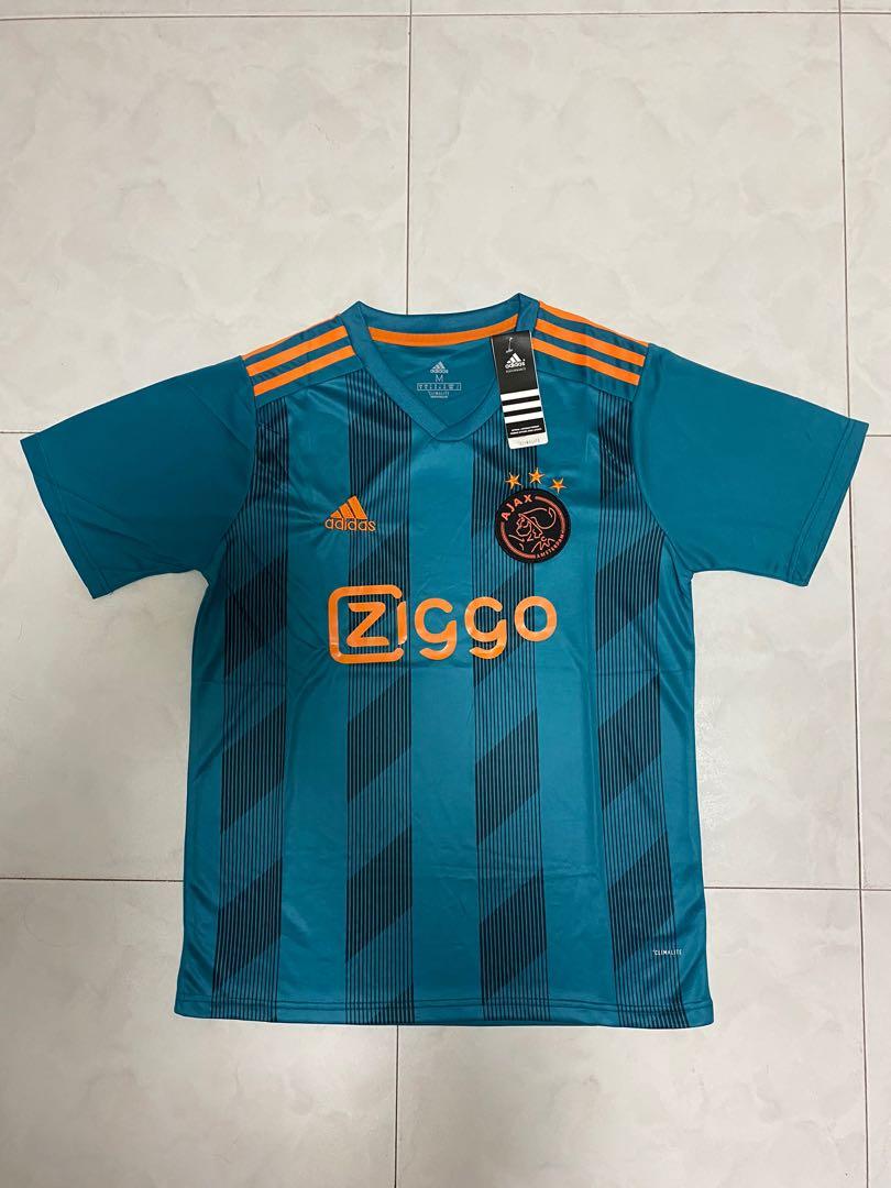 Bnwt Adidas Ajax 2019 2020 Football Away Jersey Sports Sports Apparel On Carousell