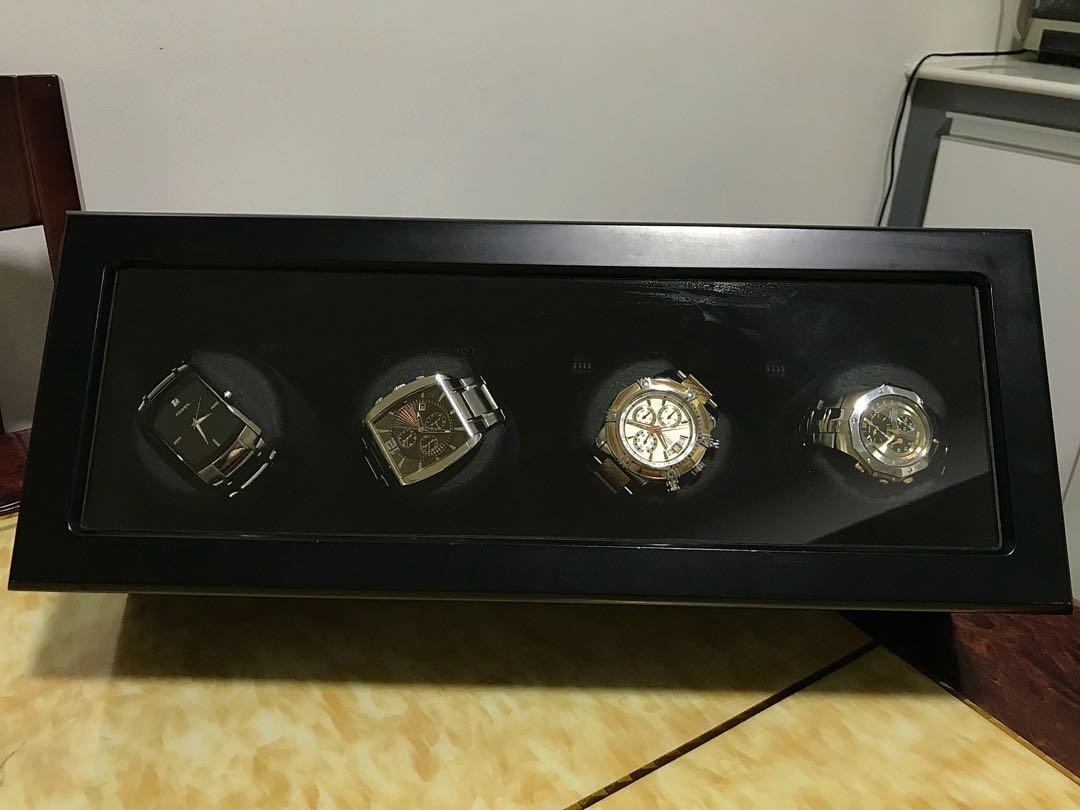 Brookstone quad discount watch winder