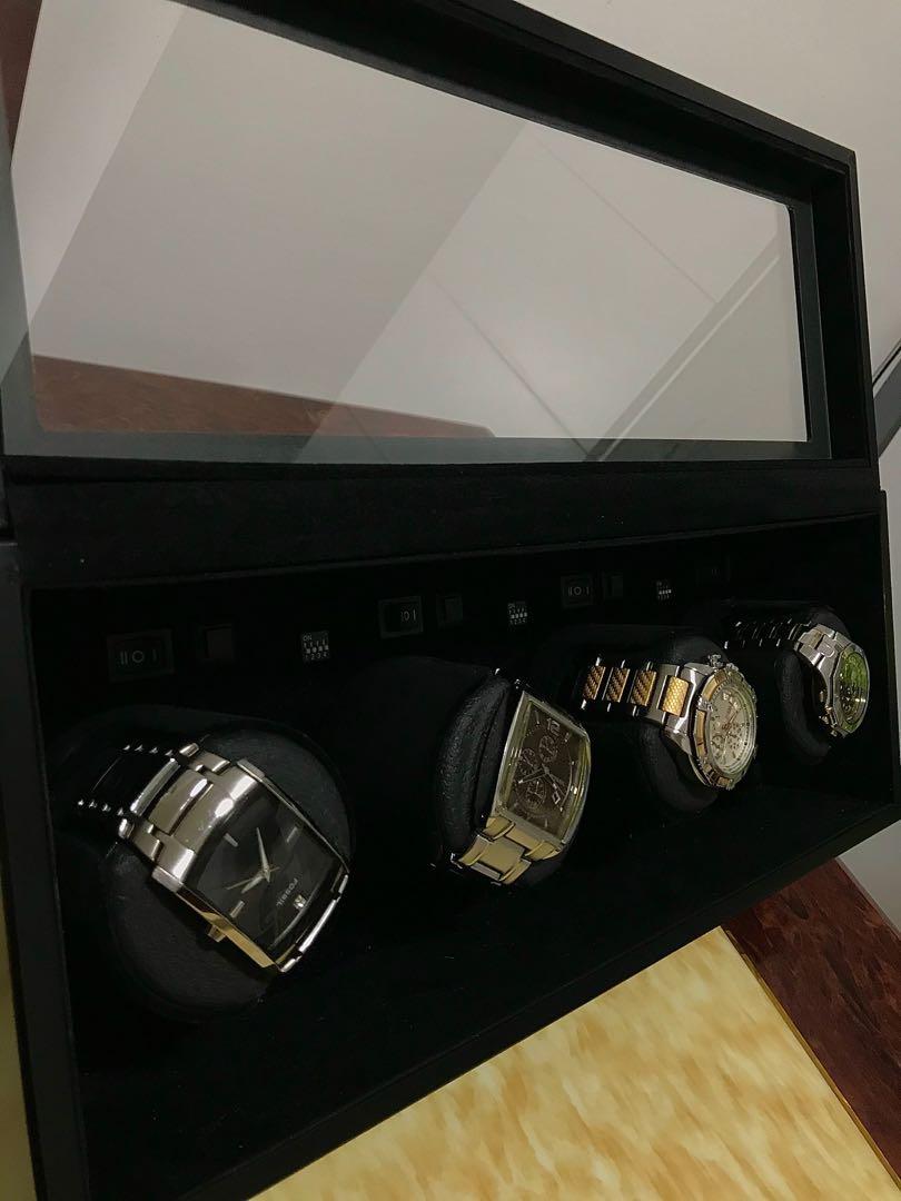 Brookstone Quad Watch Winder Women s Fashion Watches Accessories Watches on Carousell