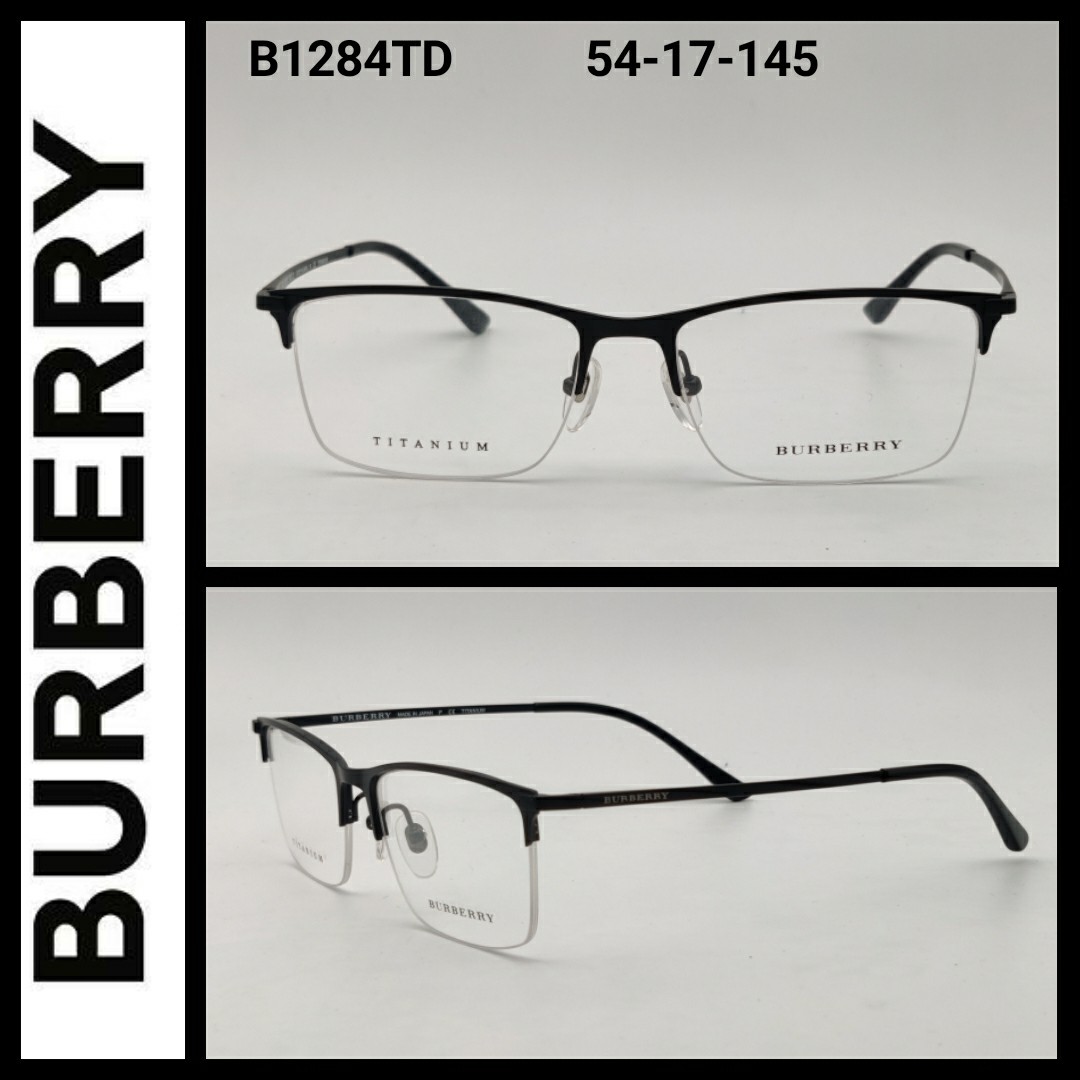 burberry half frame glasses