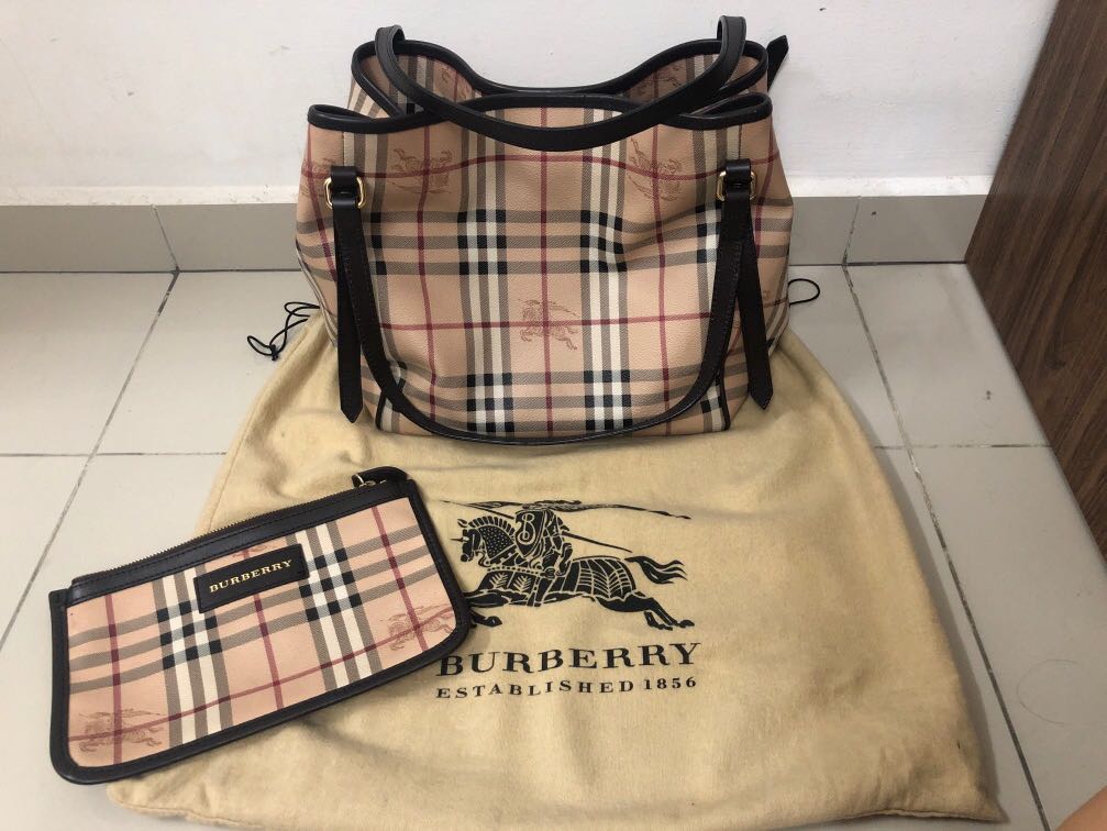 real burberry purse