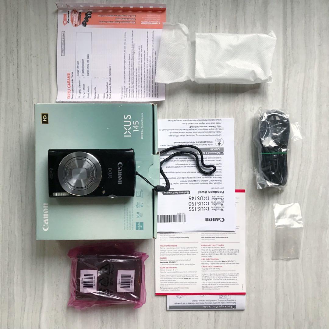 canon ixus 145 16 mega pixels bonus mc 8gb