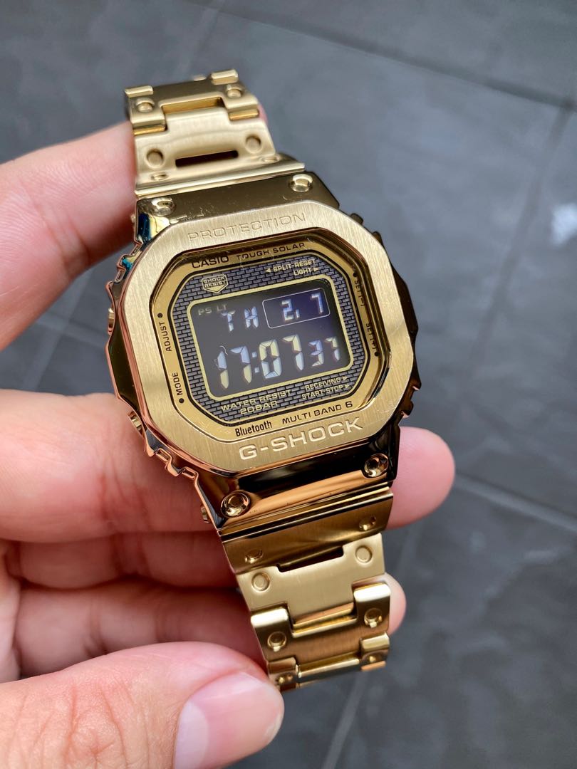 Casio g sales shock 5000 gold