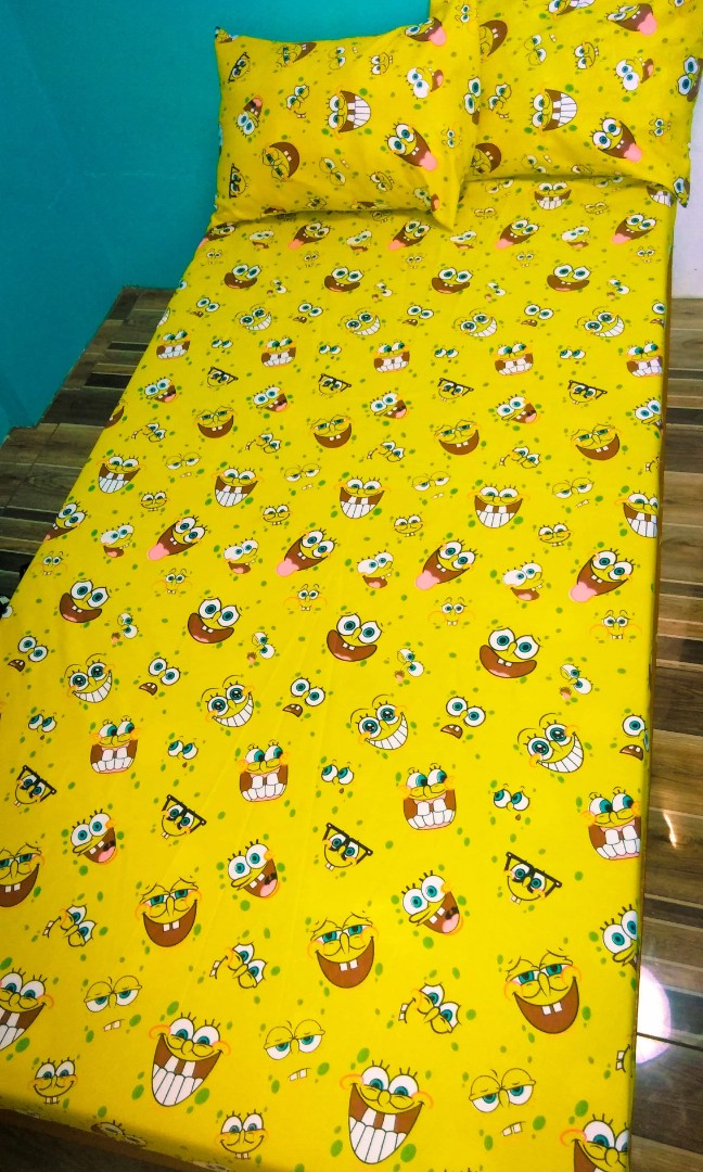 bed cover spongebob