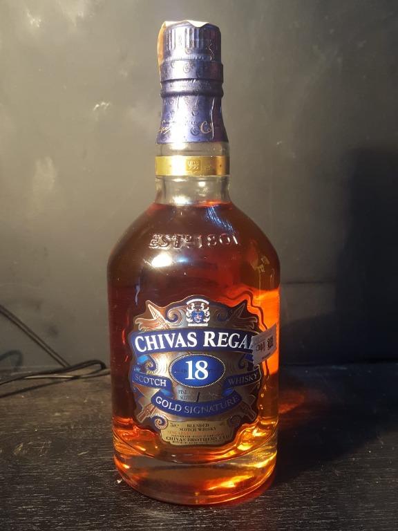 Chivas Regal 18 YO Blended Scotch Whisky 750 ml, Makanan ...