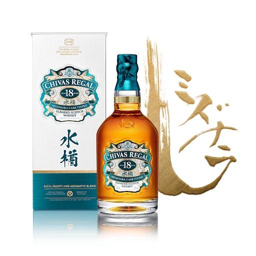 Chivas Regal Mizunara Whisky 18年水楢日本特別版威士忌, 嘢食& 嘢飲