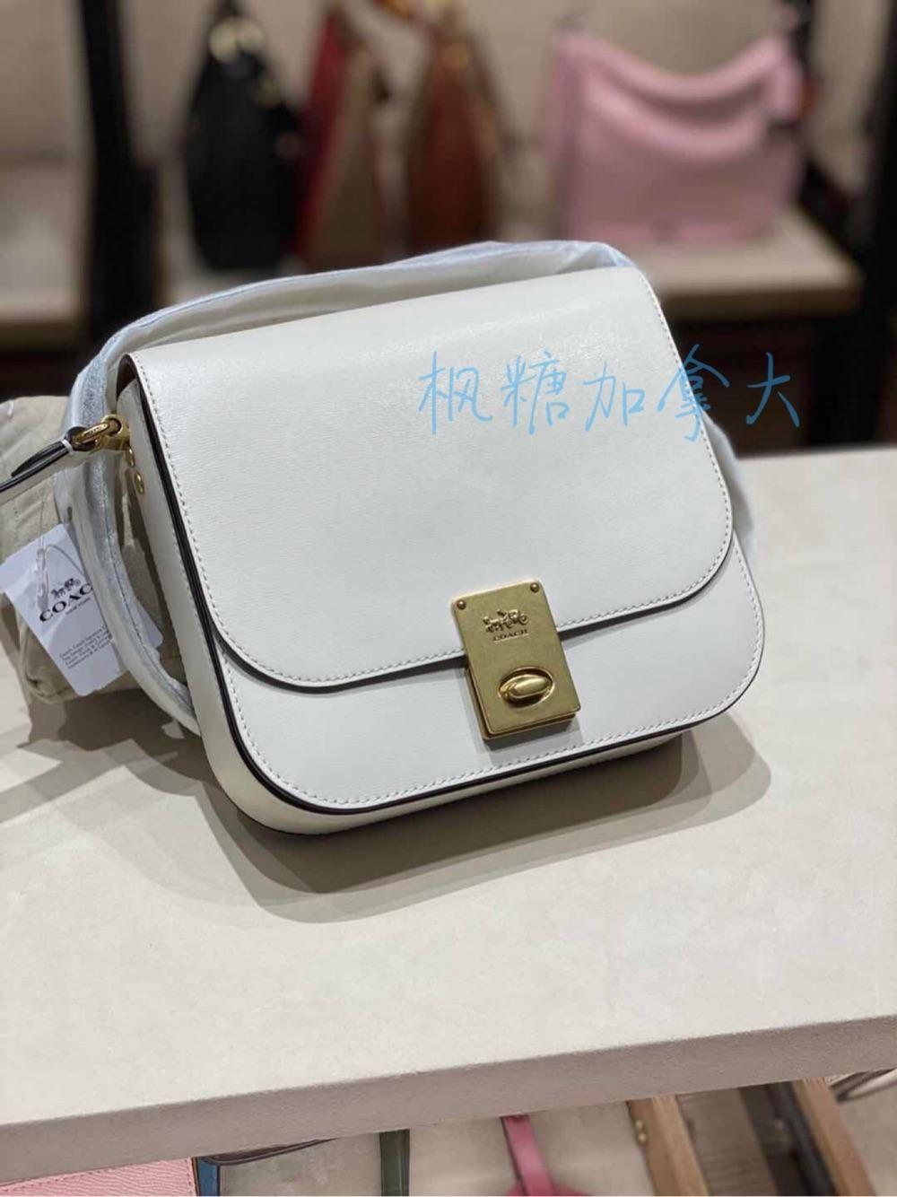 Coach coach hutton saddle saddle bag celine box flat shoulde