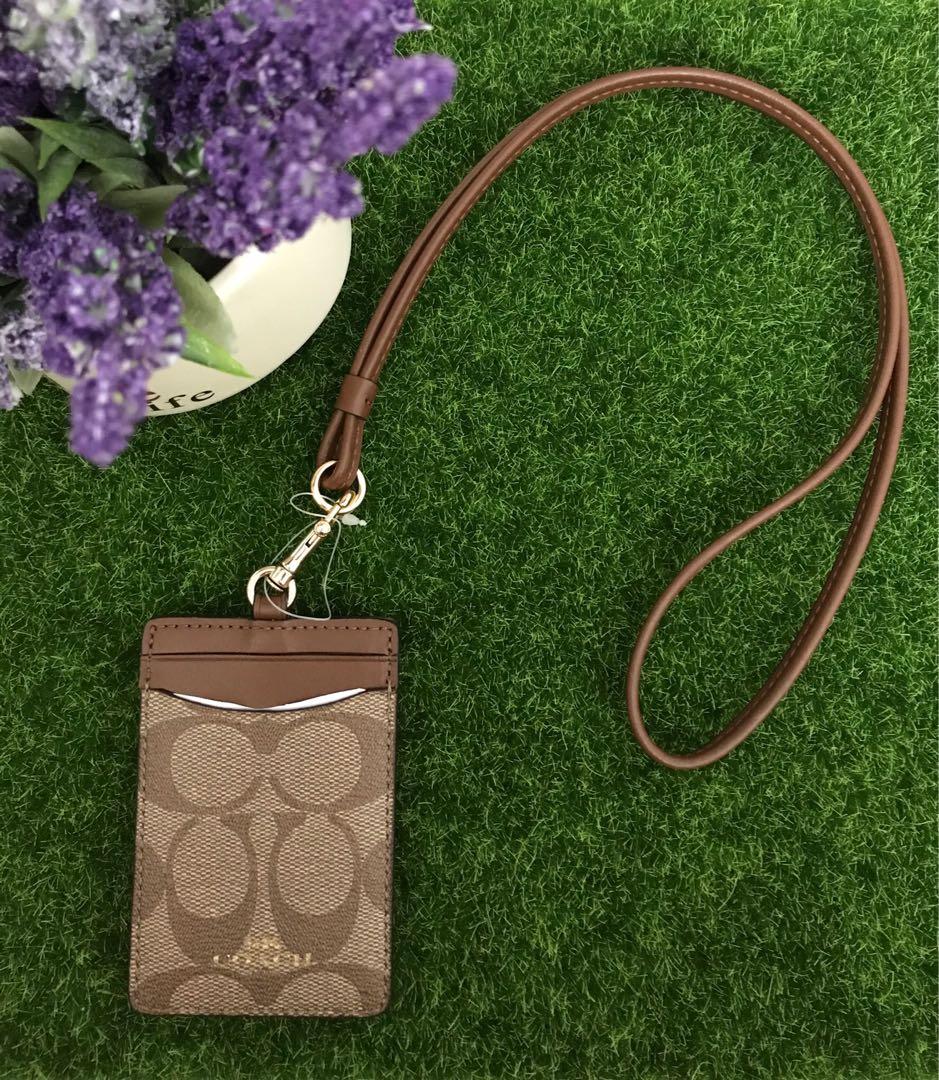 Coach Lanyard/ card holder, Women's Fashion, Watches & Accessories