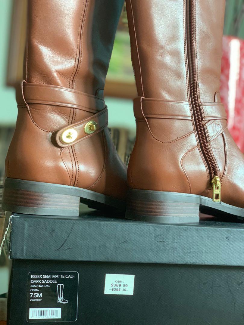 Coach leather boots Luxury Sneakers Footwear on Carousell