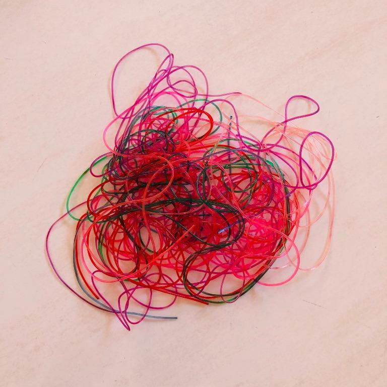 Colored clearance nylon string