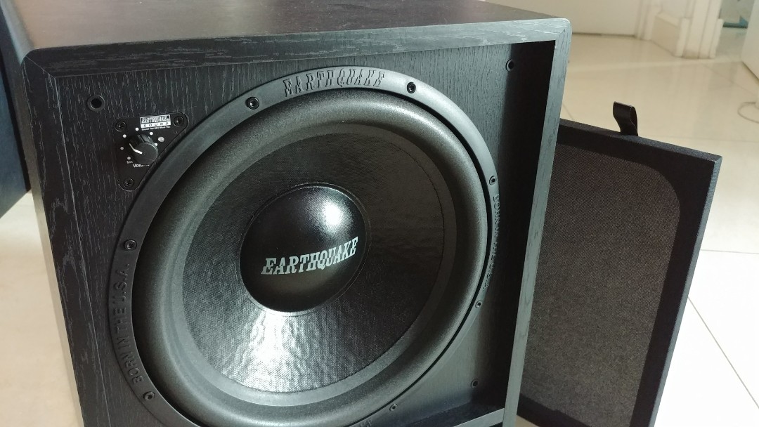大地震Earthquake FF12 Subwoofer, 音響器材, Soundbar、揚聲器、藍牙喇叭、耳擴 Carousell