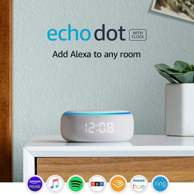 Amazon echo dot 3 sales sandstone intelligent assistant speaker