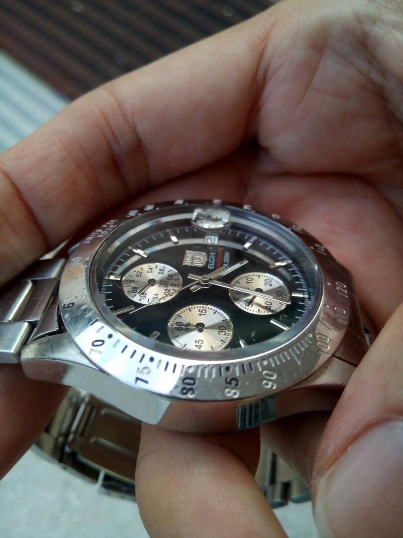 Elgin chronograph clearance watch price