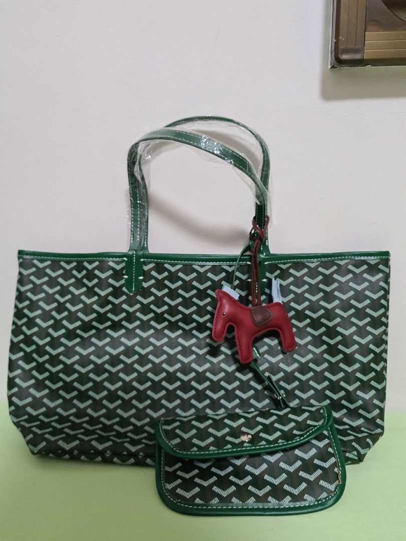 Emo Korean Tote Bag Green Women S Fashion Bags Wallets Purses Pouches On Carousell