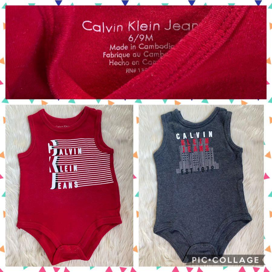 calvin klein onesie baby boy