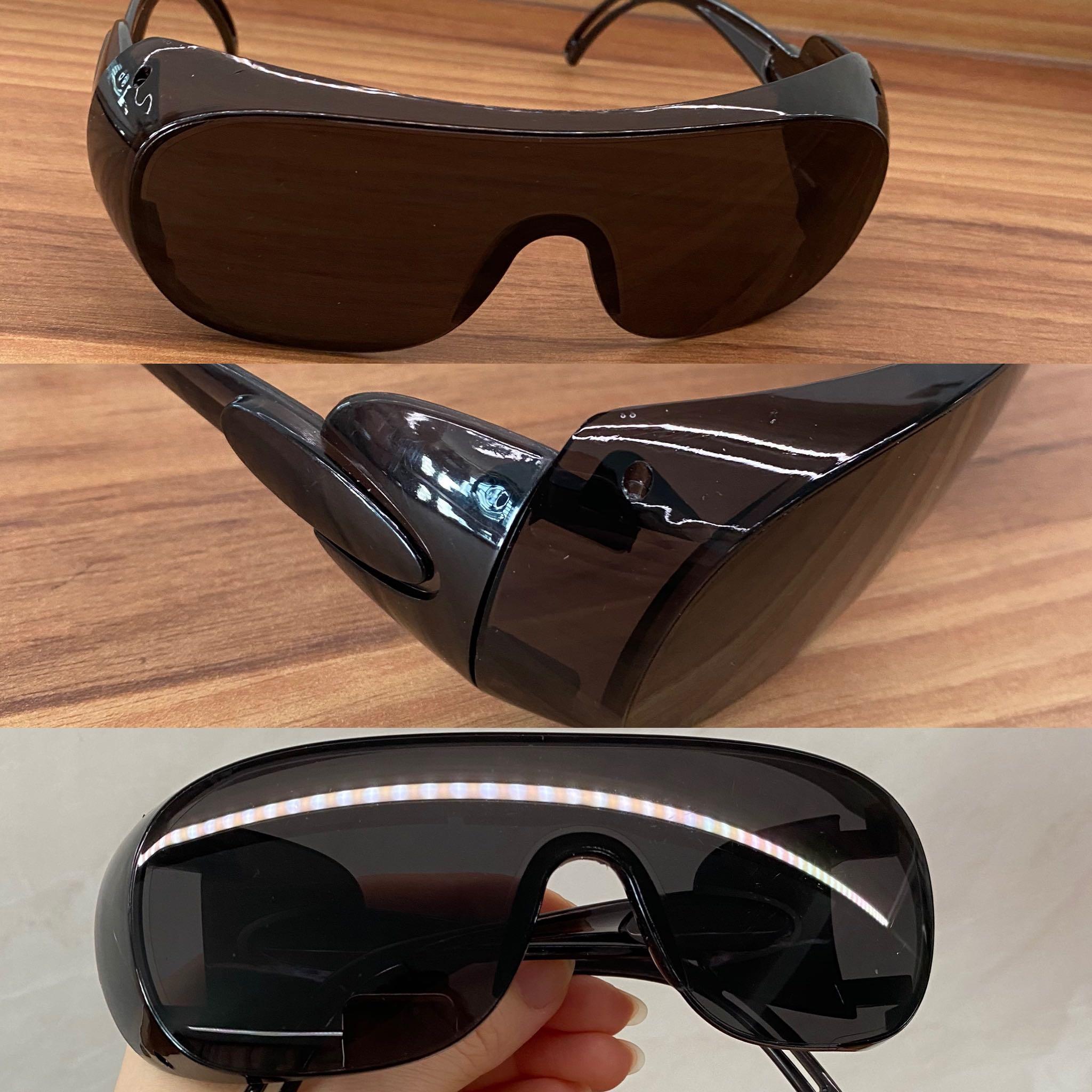 Eye Shield Glasses Acrylic Fully Protected Covered Covid Coronavirus