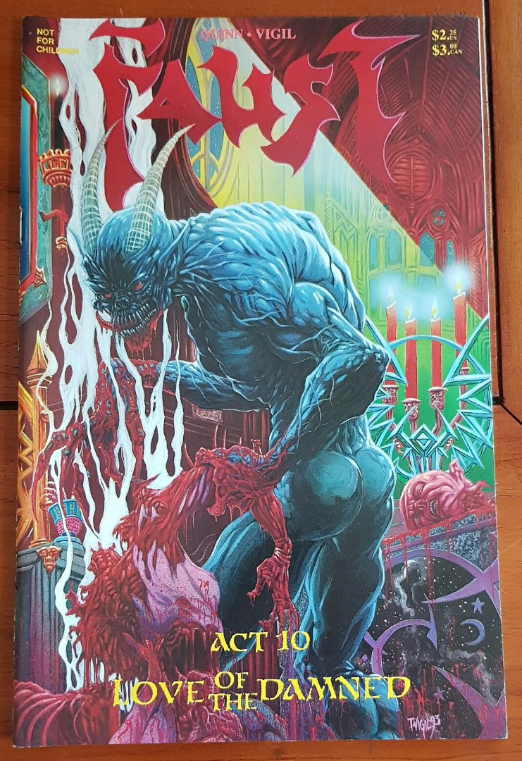 Faust 10 Rebel Studios Comic Comics Comicbook Books Stationery Comics Manga On Carousell