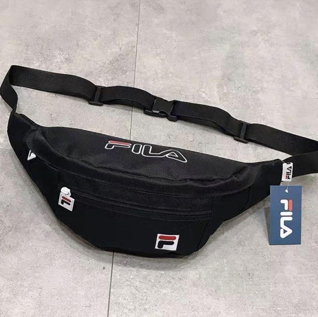 navy blue fila fanny pack