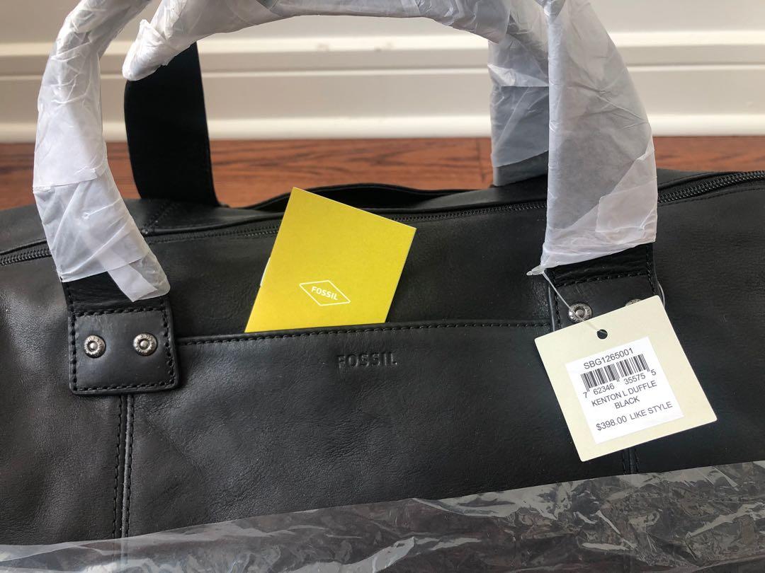 Fossil duffle top bag