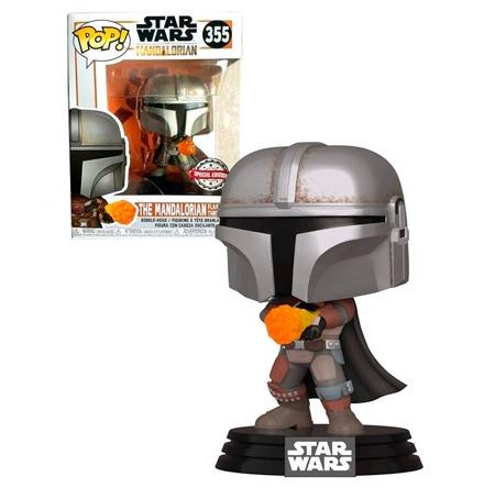 the mandalorian flamethrower funko pop