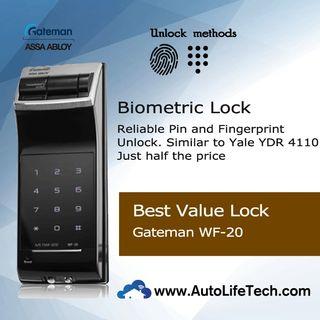 Gateman WF20 (FINGUS),  Door / Gate Digital Smart Lock *Made in Korea*