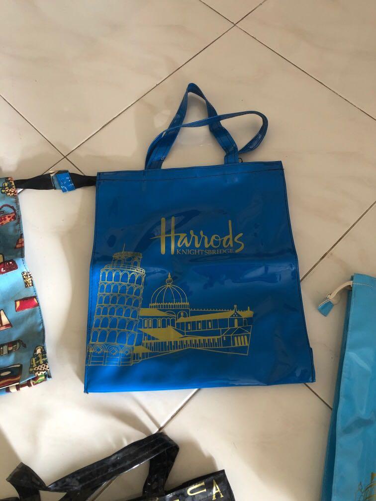 harrods blue bag