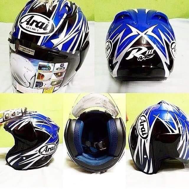 Perbezaan helmet shop arai original