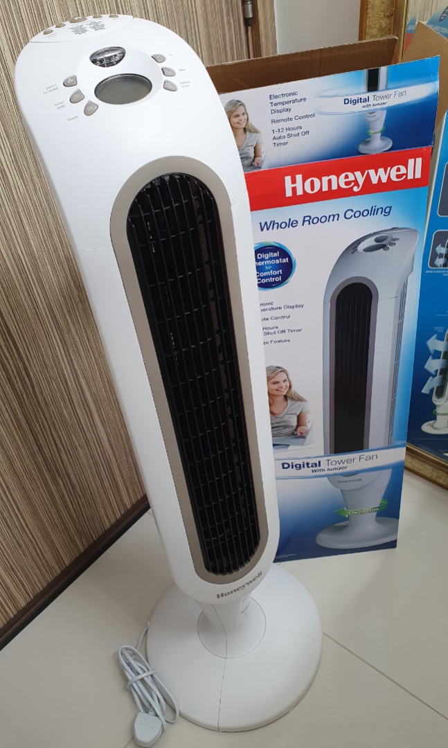 Honeywell tower fan new, only assembled, Furniture & Home Living